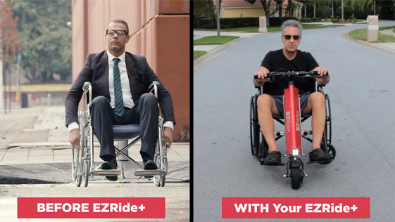 Transform to an Electric Wheelchair EZRide+