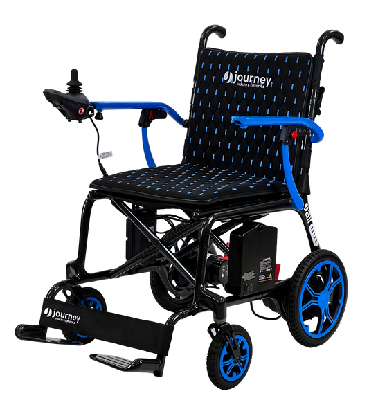 Folding Power Chair "World's Lightest" Carbon Fiber Journey Air Elite